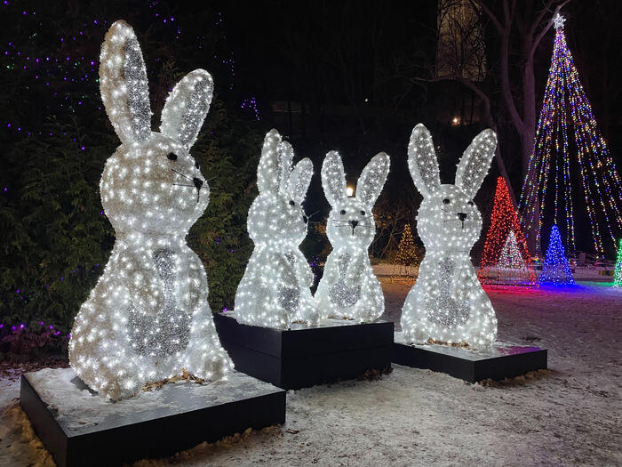 ＜うさぎのオーナメント＞