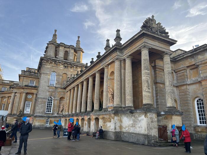 ブレナム宮殿　クリスマスマーケット