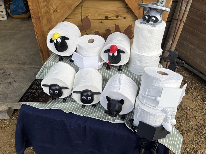 羊のショーンのトイレットペーパーホルダー