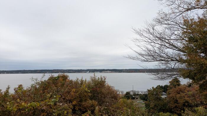 涸沼を一望できる絶景ポイント