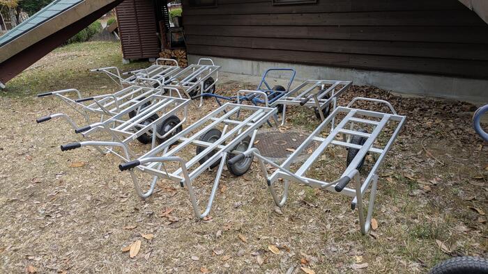 台車は無料で利用可能