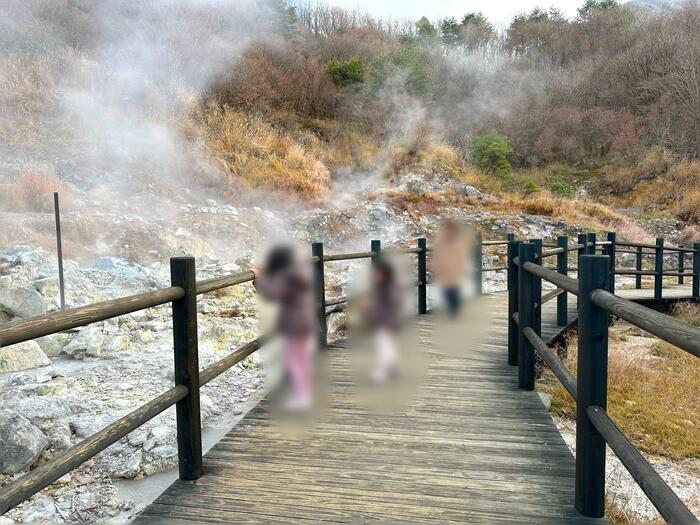 小松地獄 橋のかかる場所