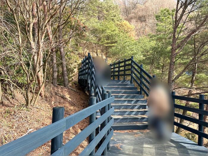 小松地獄の遊歩道