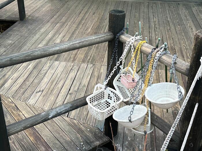 小松地獄　温泉卵が作れるカゴ