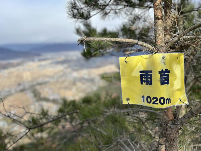 雨首へ至るのはバリエーションルートのみ