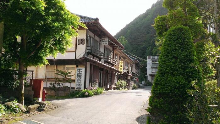 霊泉寺温泉にはコンビニもカフェもないが風情がある