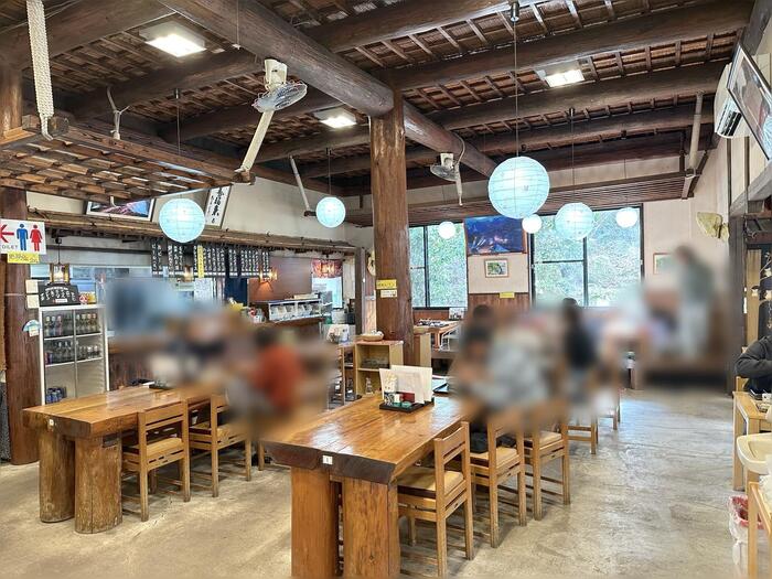 あいのせ茶屋の店内の様子