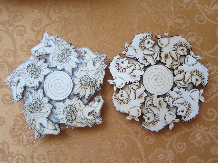 木製コースター