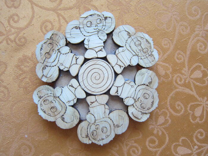 チェブラーシカのコースター