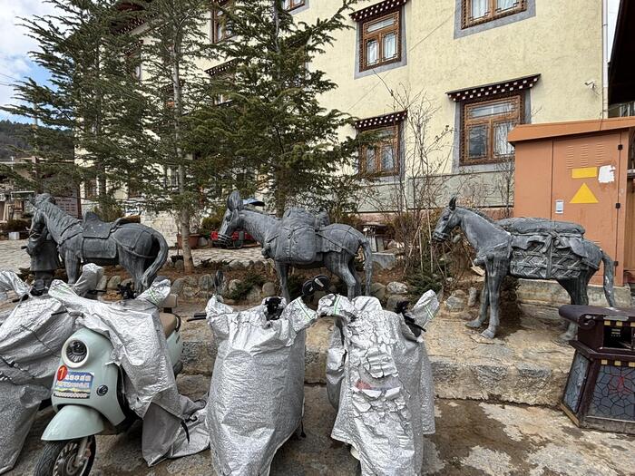 ＜茶葉古道博物館の外側＞