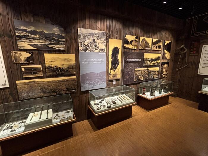 ＜茶葉古道博物館の内部＞