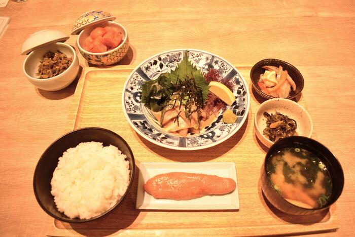 博多名物胡麻さば定食