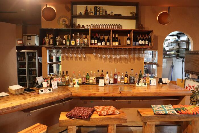 カウンターの風景