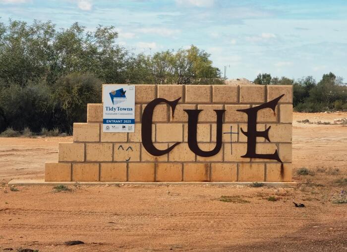 ゴールドラッシュに栄えた町Cue（キュー）