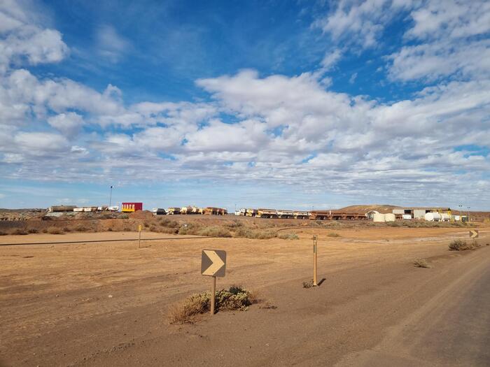 キュー郊外にあった鉱山施設の一部