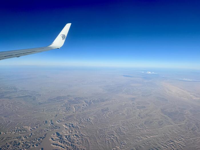エジプト　カイロ国際空港　エジプト航空