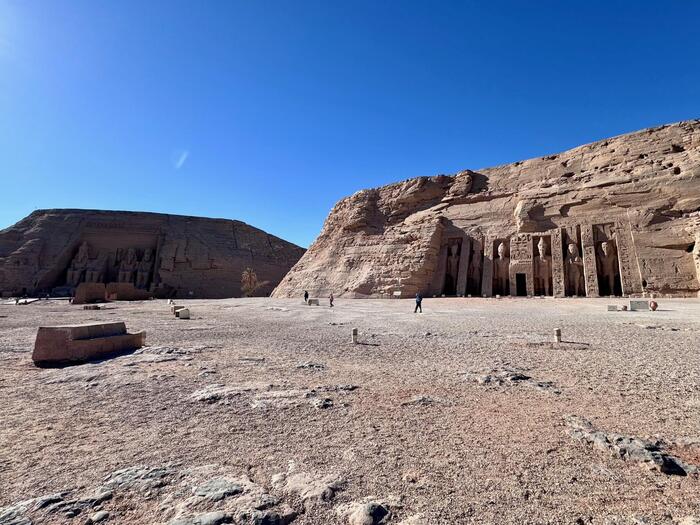 エジプト　アブ・シンベル　アブ・シンベル大神殿　アブ・シンベル小神殿