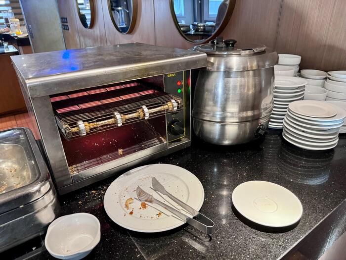 エジプト　ナイル川　クルーズ　アスワン　ルクソール　セミラミスⅢ　朝食