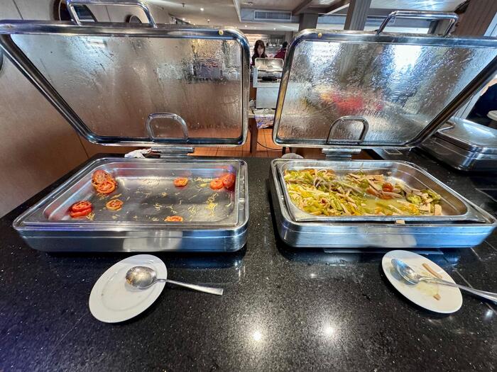 エジプト　ナイル川　クルーズ　アスワン　ルクソール　セミラミスⅢ　朝食