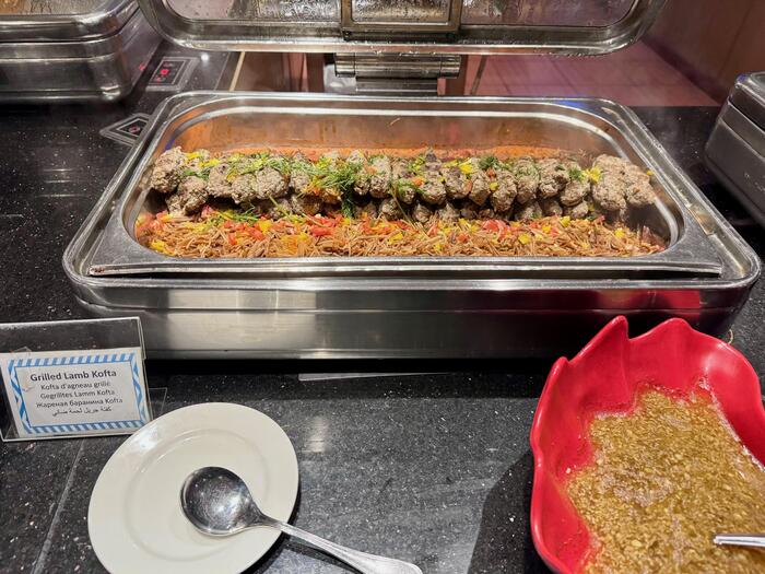 エジプト　ナイル川　クルーズ　アスワン　ルクソール　セミラミスⅢ　夕食