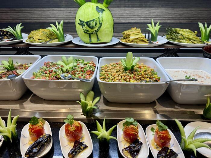 エジプト　ナイル川　クルーズ　アスワン　ルクソール　セミラミスⅢ　夕食