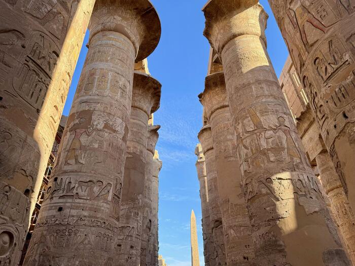 エジプト　ルクソール　ナイル川東岸　カルナック神殿