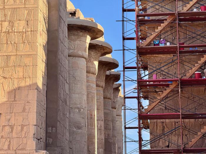 エジプト　ルクソール　ナイル川東岸　カルナック神殿