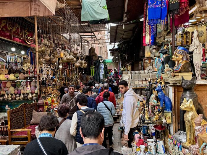 エジプト　カイロ　ハンハリーリバザール