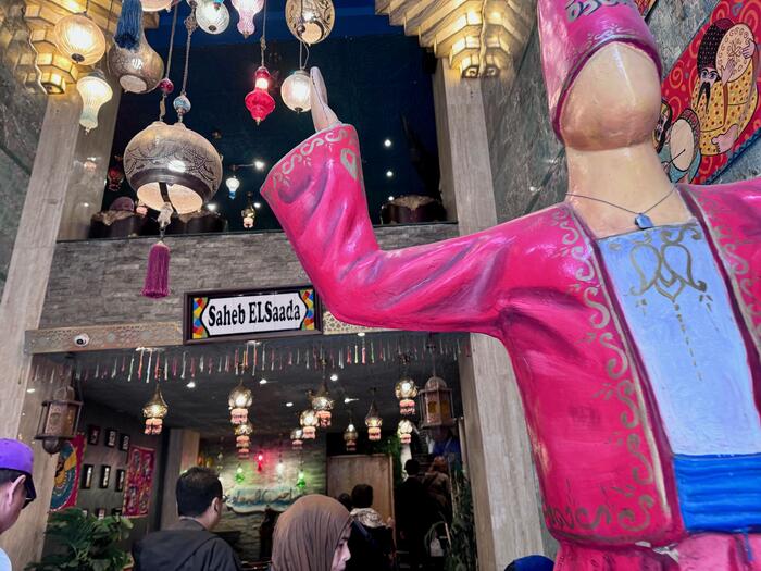 エジプト　カイロ　昼食　レストラン　Saheb ELSaada