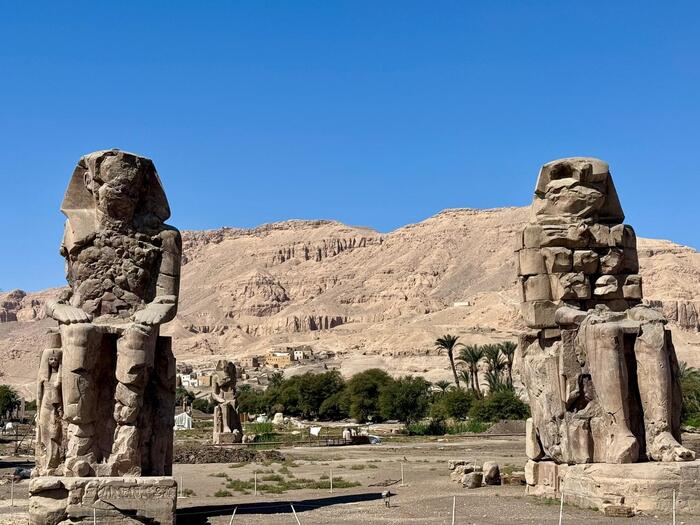 エジプト　阪急交通社　トラピックス　ツアー　セミラミスⅢ　ルクソール　メムノンの巨像