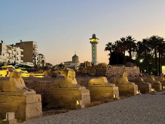 エジプト　阪急交通社　トラピックス　ツアー　セミラミスⅢ　ルクソール　スフィンクスの道