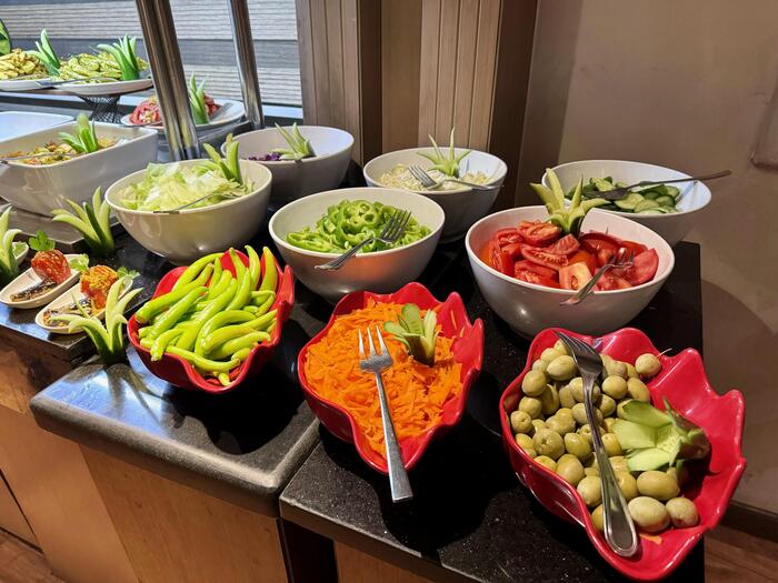 エジプト　ナイル川　クルーズ　アスワン　ルクソール　セミラミスⅢ　夕食