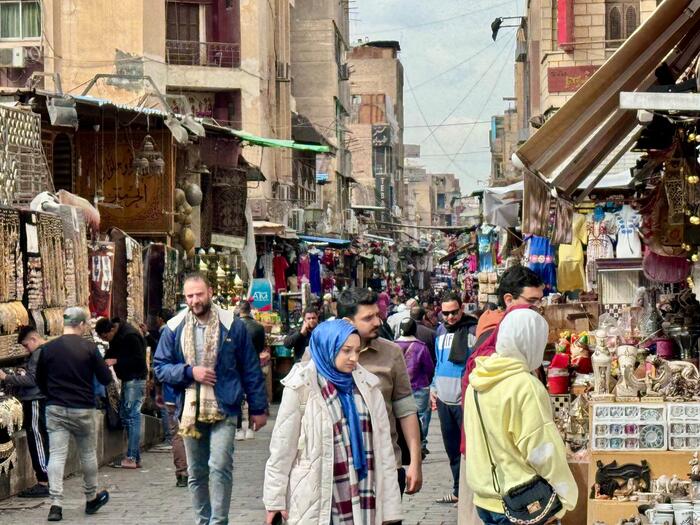 エジプト　カイロ　ハンハリーリバザール