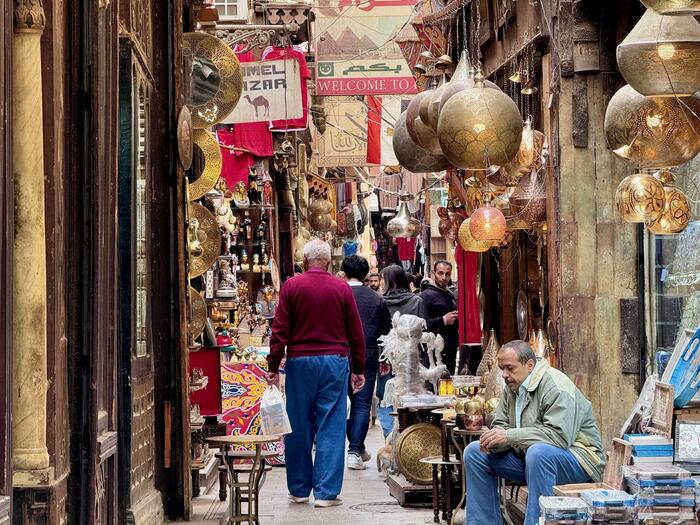 エジプト　カイロ　ハンハリーリバザール