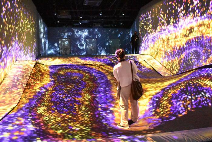 斜めに傾いたエリア