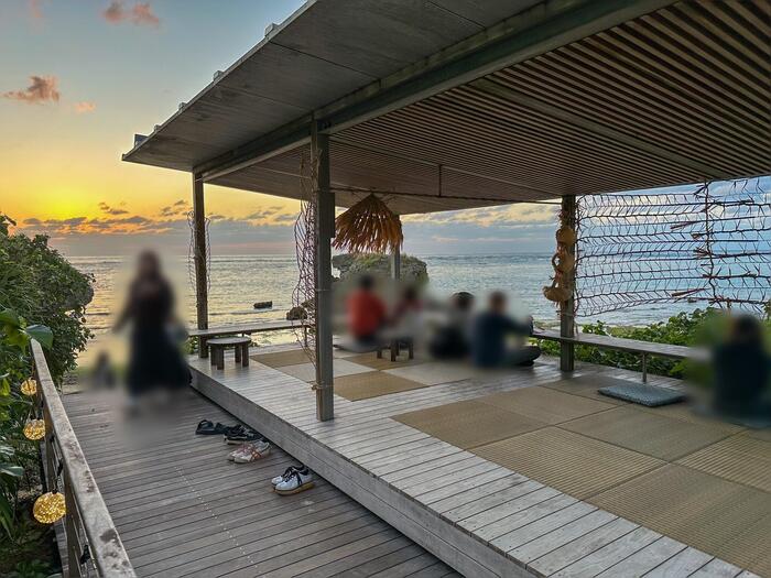 イルミーバンタ　冬の沖縄　テラス