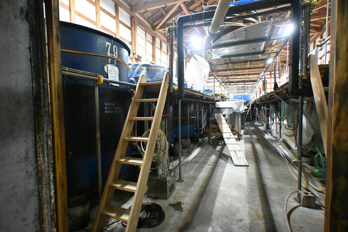 秋田・大仙市　鈴木酒造　酒蔵　発酵エリア