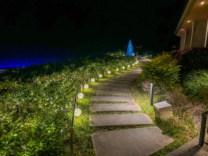 イルミーバンタ 海辺の夜あかり　沖縄