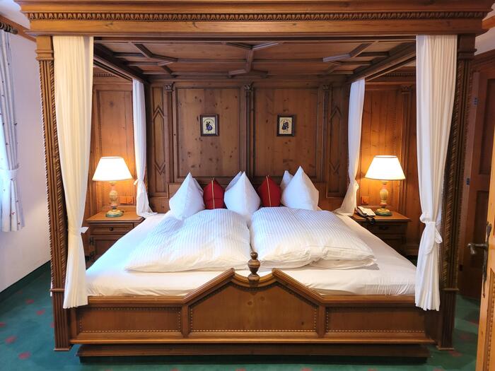 ペ・ヨンジュンが泊った部屋のベッドルーム