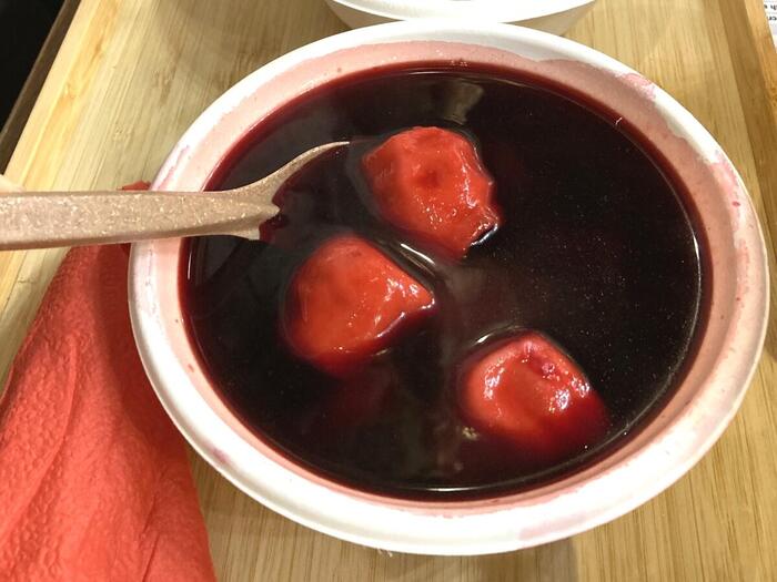 ファストフード店でも気軽に食べられるバルシチ