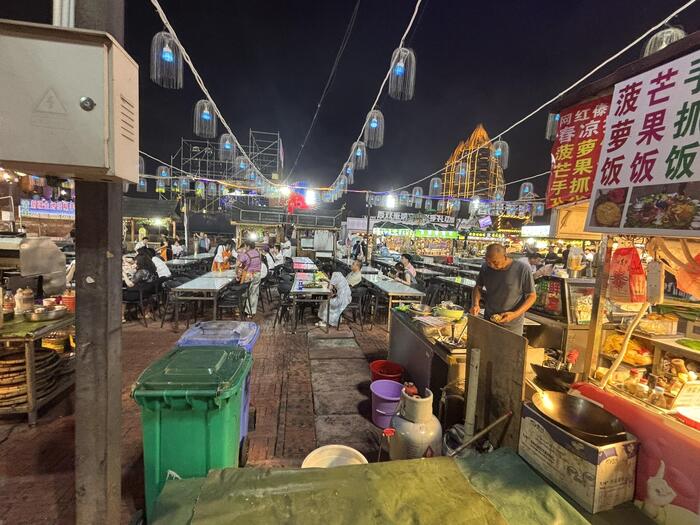 西双版納　中国　屋台