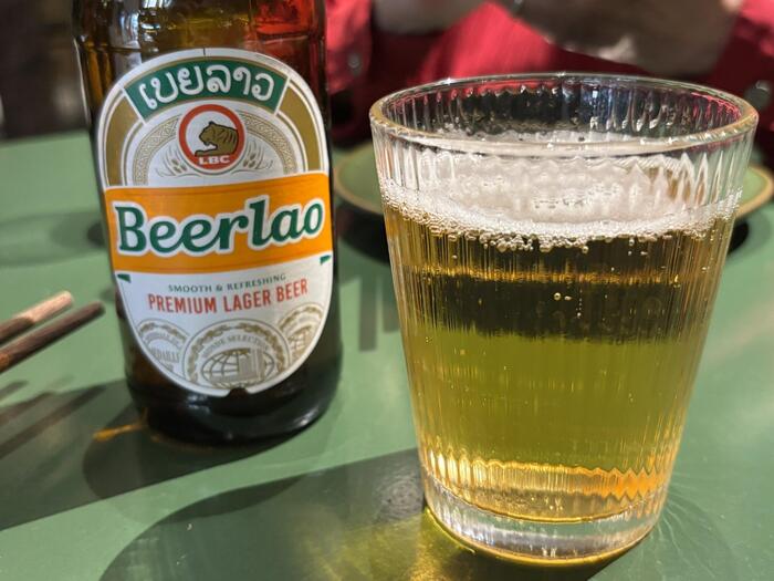 西双版納　中国　ラオスビール