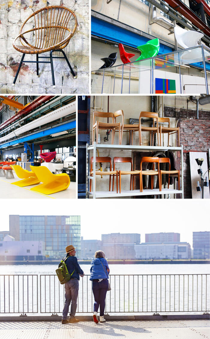 De Kromhouthalはアムステルダムの北区、アイ湾の北岸に位置し、テラスからは美しい眺望を楽しめます