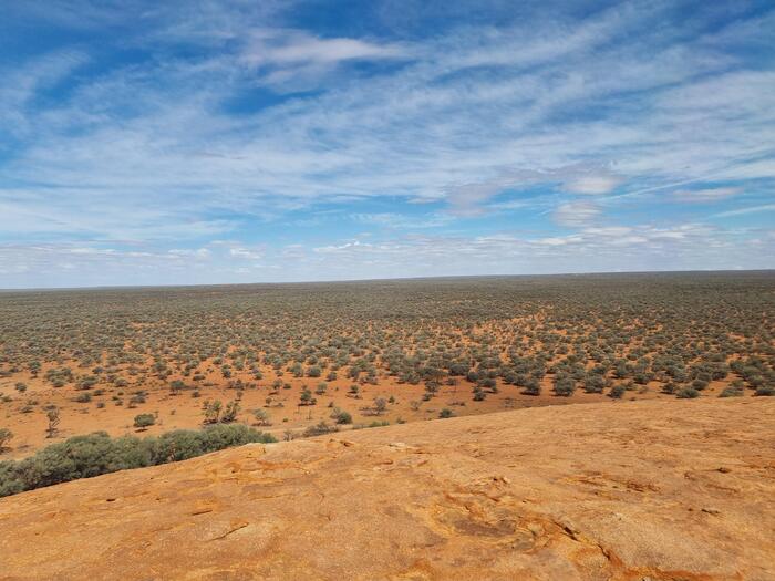 オーストラリア　ワルガ岩　景色