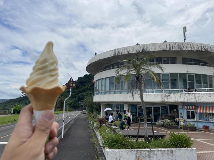 宮崎県　観光スポット　道の駅　フェニックス　ソフトクリーム