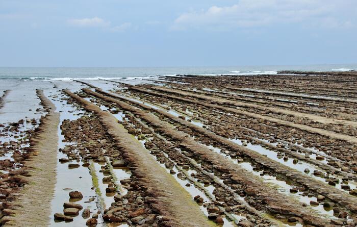 宮崎県　観光スポット　鬼の洗濯板　青島神社