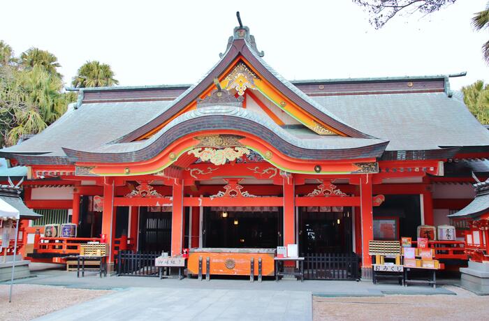 宮崎県　観光スポット　青島神社　外観