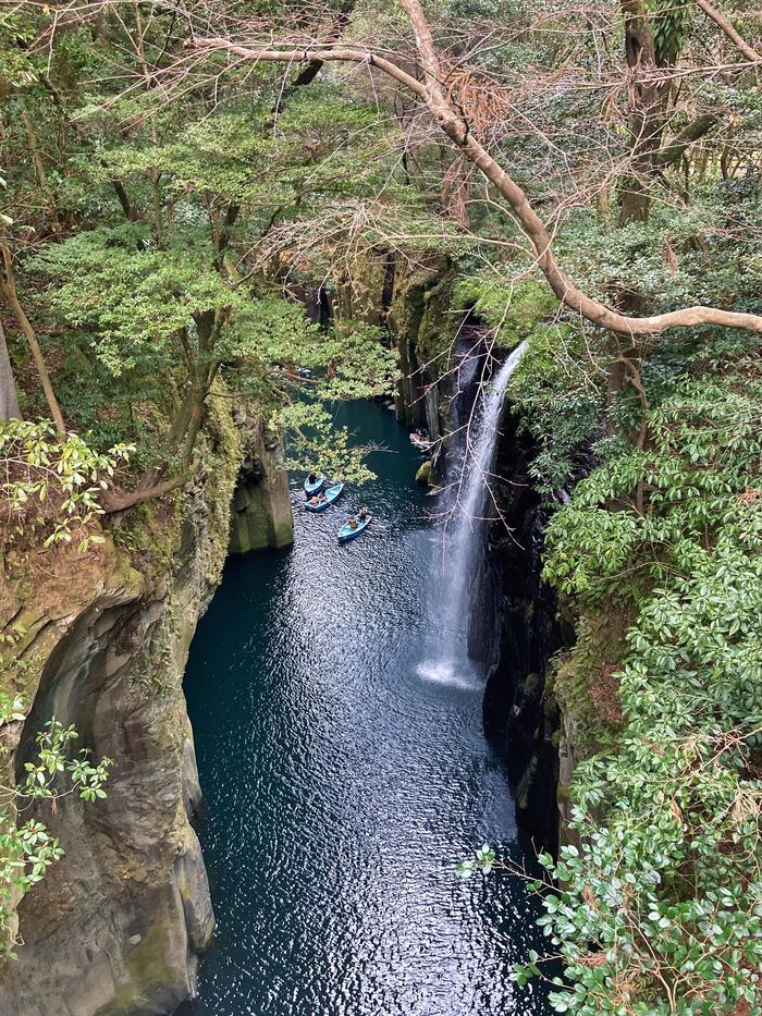 高千穂峡「真名井の滝」　宮崎　観光