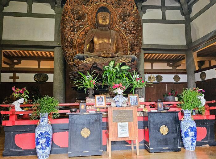 ハワイ　平等院テンプル　本堂