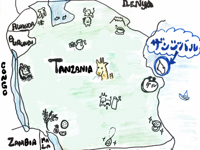 タンザニア　地図